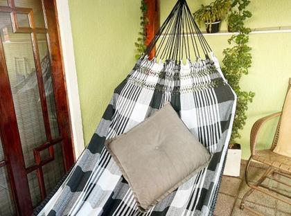 Imagem de Rede de Dormir Casal 100 Algodão Reforçada 4,50m  Luxo e Conforto Modelo Jaguaruana