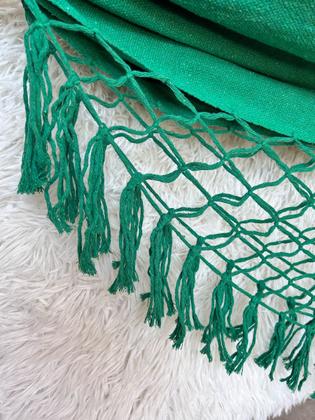 Imagem de Rede De Dormir Para Casal Balanço Reforçada Verde Bandeira