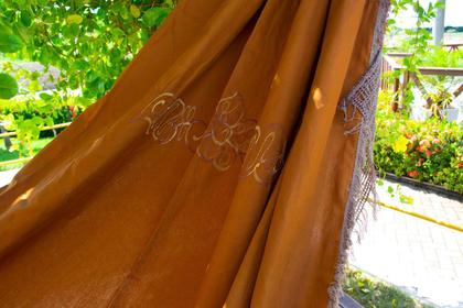 Imagem de Rede de Dormir Sol a Sol Brim Caramelo