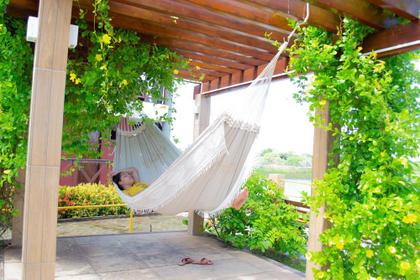 Imagem de Rede de Dormir Sol a Sol Brim Off White