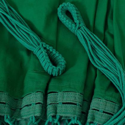 Imagem de Rede de Dormir Sol a Sol Brim Verde