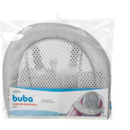 Imagem de Rede De Proteção Buba Redutor Banheira Bebê Apoio Cinza