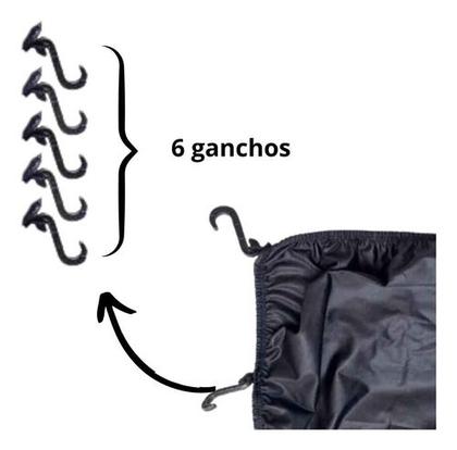 Imagem de Rede Elástica Aranha Fechada Para Capacete Moto 42x42 Preta