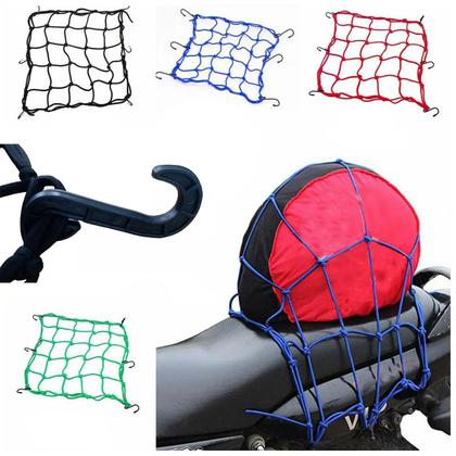 Imagem de Rede Elástica Aranha Para Capacete Moto Ou Carga 35 X 35cm