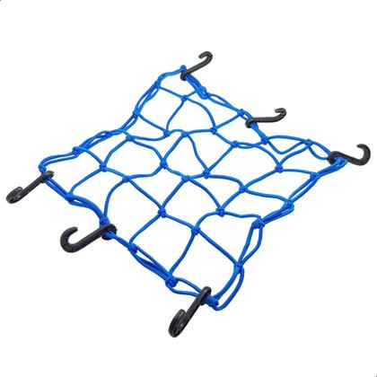 Imagem de Rede Elástica Brandy Aranha Bagageiro Azul 35cm x 35cm