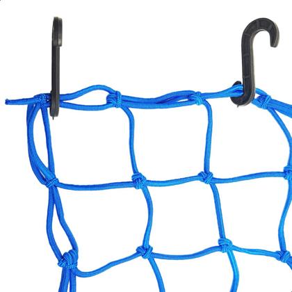 Imagem de Rede Elástica Brandy Aranha Bagageiro Azul 35cm x 35cm