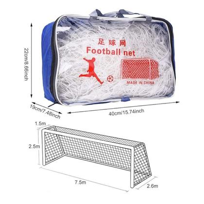 Imagem de Rede Futebol Kit 2 Uni Futsal Trava de Gol Jogo Treino Campo Salao Society Quadra Escola Esporte Ginasio Clube