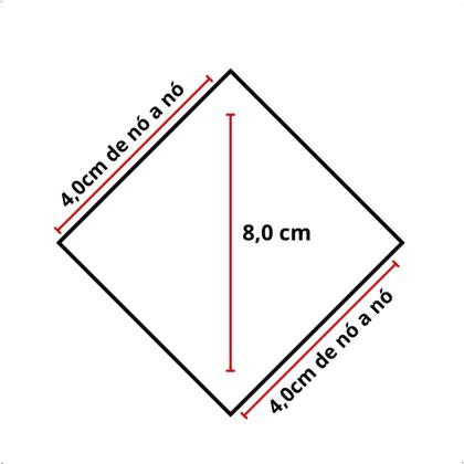 Imagem de Rede Pesca Malha 4,0cm Fio 0,30 Altura 1,92m por 60m Comp.