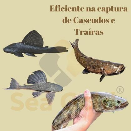 Imagem de Rede Pesca Malha 5 X 5cm ( 50mm ) Fio 0.35 70 Metros
