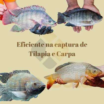 Imagem de Rede Pesca Malha 6 X 6cm ( 60mm ) Fio 0.30 20 Metros