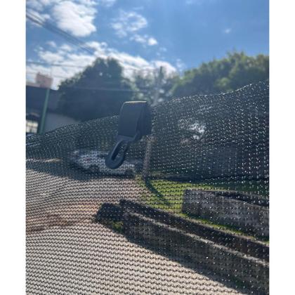 Imagem de Rede Preta Tela Proteção Cama Elástica Pula Pula 3,05m