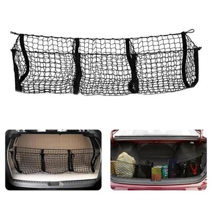 Imagem de Rede Tela Elástica Interna Caçamba Caminhonete Pick Up Forte
