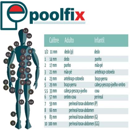 Imagem de Rede Tubular Elástica Para Curativo PoolFix 3,0 21mm 1 Metro