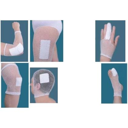 Imagem de Rede Tubular Elastico Cabeça Coxa Pé Proteção Curativo - 01 Metro