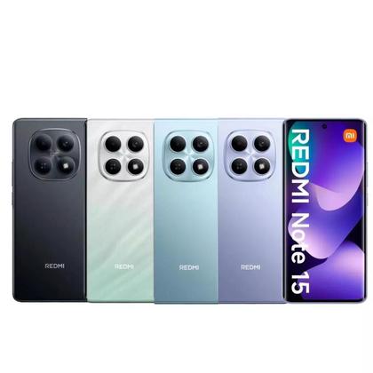 Imagem de Redemi Note 15 4G 8GB RAM, 256GB ROXO Versão Global Lançamento 2026