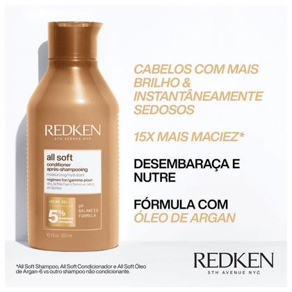 Imagem de Redken All Soft Hidratante Condicionador 300ml Full