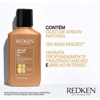 Imagem de Redken Óleo All Soft Argan 6 - Tratamento