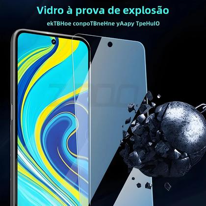 Imagem de Redmi Note 9 10 11 12 8 pro 9S 10S 11S 9A 9C 12C 13C 9T 10T 8T Protetor De Tela De Vidro Temperado 3