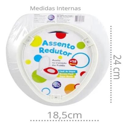 Imagem de Redutor assento sanitario infantil adaptador portatil acolchoado espuma conforto meninas baby