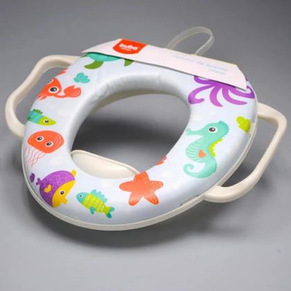 Imagem de Redutor Assento Vaso Bebe Antirrespingo Buba Fundo do mar