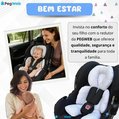 Imagem de Redutor Bebê Conforto Almofada Carrinho Pescoço Ninho Moisés Cadeirinha Colchonete Universal PEGWEB