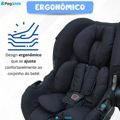 Imagem de Redutor Bebê Conforto Almofada Carrinho Pescoço Ninho Moisés Cadeirinha Colchonete Universal PEGWEB