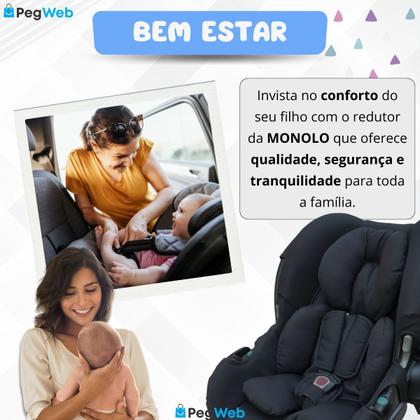 Imagem de Redutor Carrinho Bebê Conforto Almofada Protetor Ninho Moisés Cadeirinha Colchonete Universal