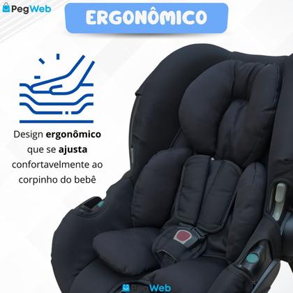 Imagem de Redutor Carrinho Bebê Conforto Almofada Protetor Ninho Moisés Cadeirinha Colchonete Universal