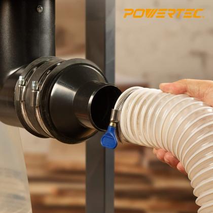 Imagem de Redutor de cone de mangueira POWERTEC 70338-P2 4 polegadas a 2-1/2 polegadas com braçadeiras