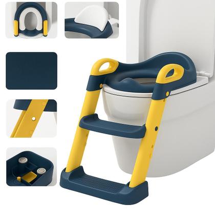 Imagem de Redutor Infantil Assento Escadinha P/ Vaso Sanitário Lorben