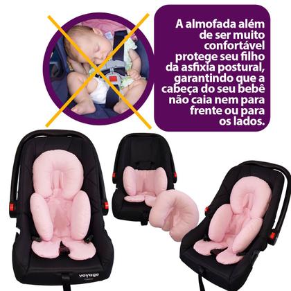 Imagem de Redutor para bebê conforto ou carrinho apoio de corpo para bebês menino ou menina