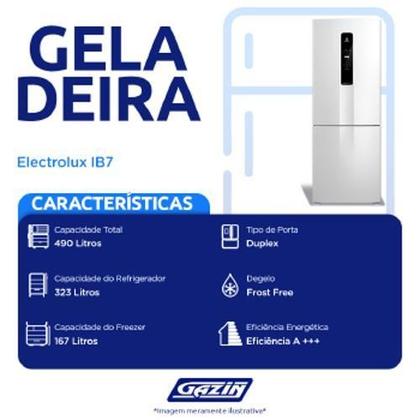 Imagem de Ref 490L Electrolux 2P Inverter Frost Free Bottom - Ib7