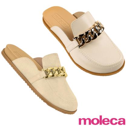 Imagem de Ref. 5743.104 - mule clog feminino corrente moleca confortável original