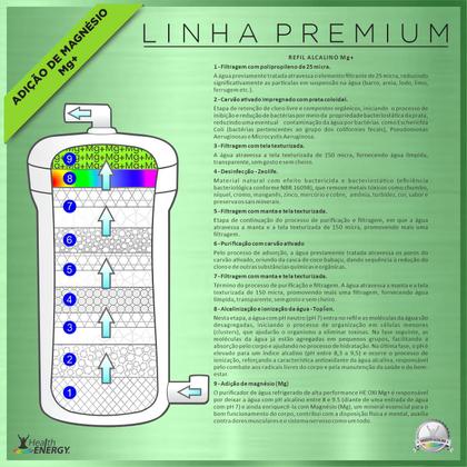 Imagem de Refil Alcalino Magnésio Mg+ para Purificadores Filtro de Água Top Life