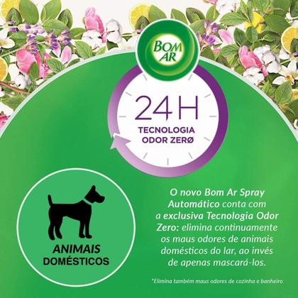 Imagem de Refil aromatizante Bom Ar Freshmatic Cheirinho Talco 250ml