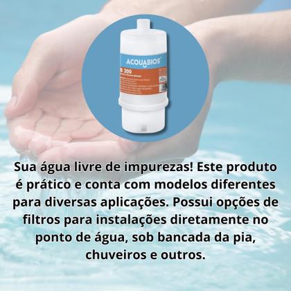 Refil Blindado Tripla Filtração Ab200 Acquabios Cor Branco Imagem de Refil Blindado Tripla Filtração Ab200 Acquabios Cor Branco