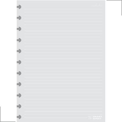 Imagem de Refil Caderno Inteligente Discos 120g 100 Fls Pauta Branca G