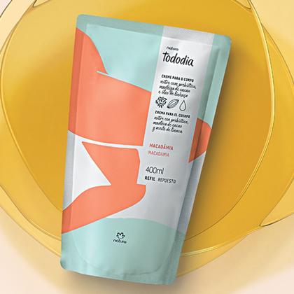 Imagem de Refil Creme Desodorante Nutritivo Corporal Tododia Macadâmia 400 ml