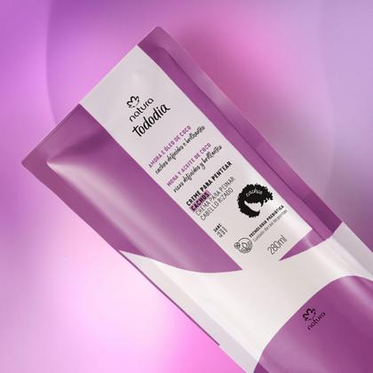 Imagem de Refil Creme para Pentear Cachos Tododia Amora e Óleo de Coco 280 ml - Natura