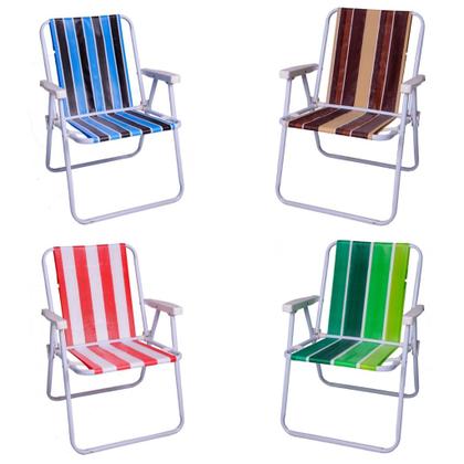 Imagem de Refil de Cadeiras de Praia Alta Estampada Capa com Várias Cores