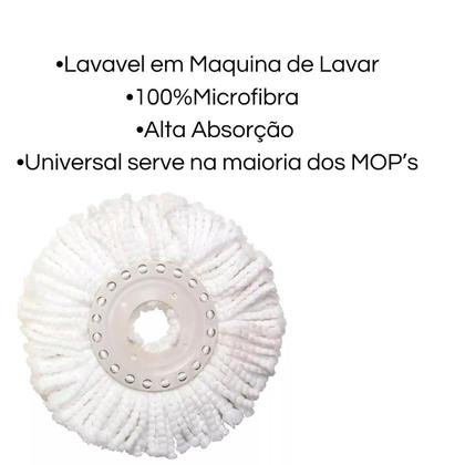 Imagem de Refil De Microfibra Perfect Mop Pro 360 Original