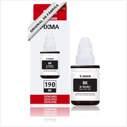 Imagem de Refil de Tinta Canon GI - 190 BK Preto