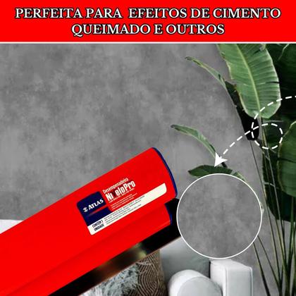 Imagem de Refil Desempenadeira Tipo Berox 25cm Lâmina Aço Inox Acabamento Liso Massa Corrida Cimento Queimado