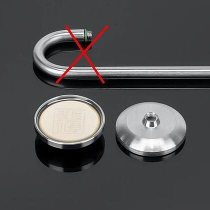 Imagem de Refil disco cerâmico para difusor de co2 inox com rosca