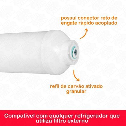 Imagem de Refil Externo p/ Geladeiras Side by Side - Kit c/ 3 Unidades