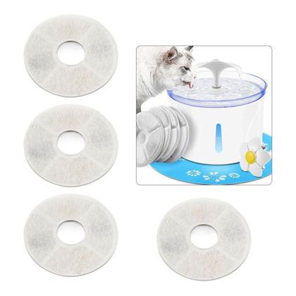 Imagem de Refil Filtro Carvao Ativado 4 Uni Fonte De Agua Cao Gato Bichinhos Pet Saudavel Potavel Animais Domestico Estimaçao