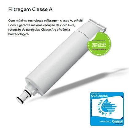 Imagem de REFIL FILTRO Cix06ax PURIFICADOR D'ÁGUA CONSUL ORIGINAL COM CARVÃO ATIVADO