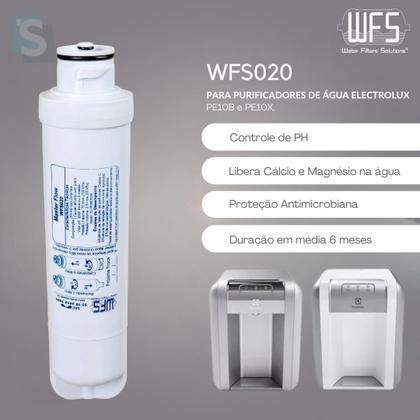 Imagem de Refil Filtro com Dolomita para purificadores Electrolux WFS020 MASTER FLOW