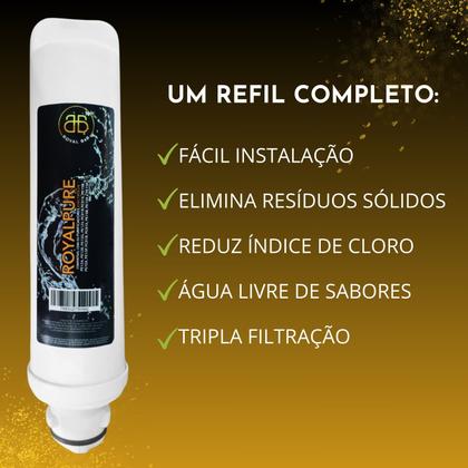 Imagem de Refil Filtro Compativel Com Água Acqua Pure 4x Eletrolux Pe12 A/b/g/v