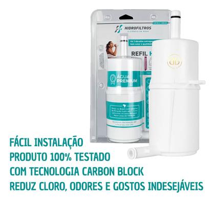 Imagem de Refil Filtro Compatível Com Lorenzetti Gioviale Purificador Hidrofiltros Hf Giovale